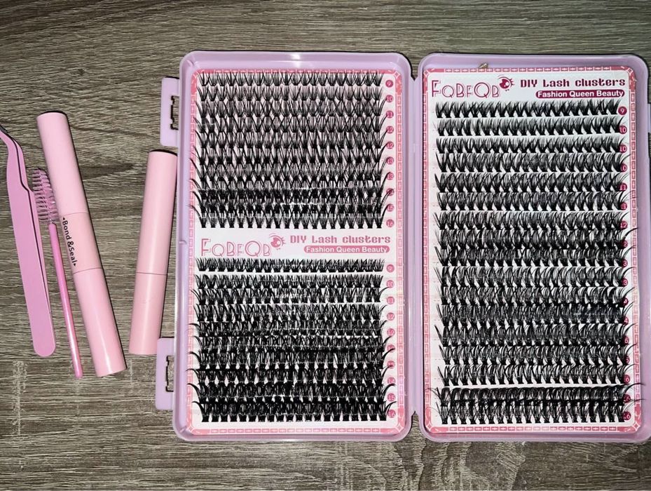 Набор для наращивания ресниц 740pcs с ремувером
