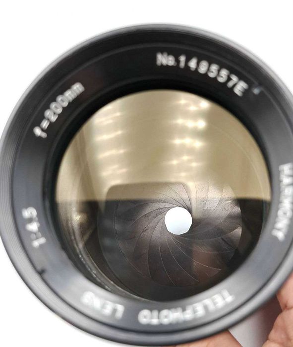 Harmony TelePhoto Lens 1:4.5 f=200mm 16 пелюстків кріплення Т-М42