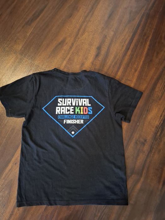 Koszulka Survival Race dziecięce w rozmiarze 134