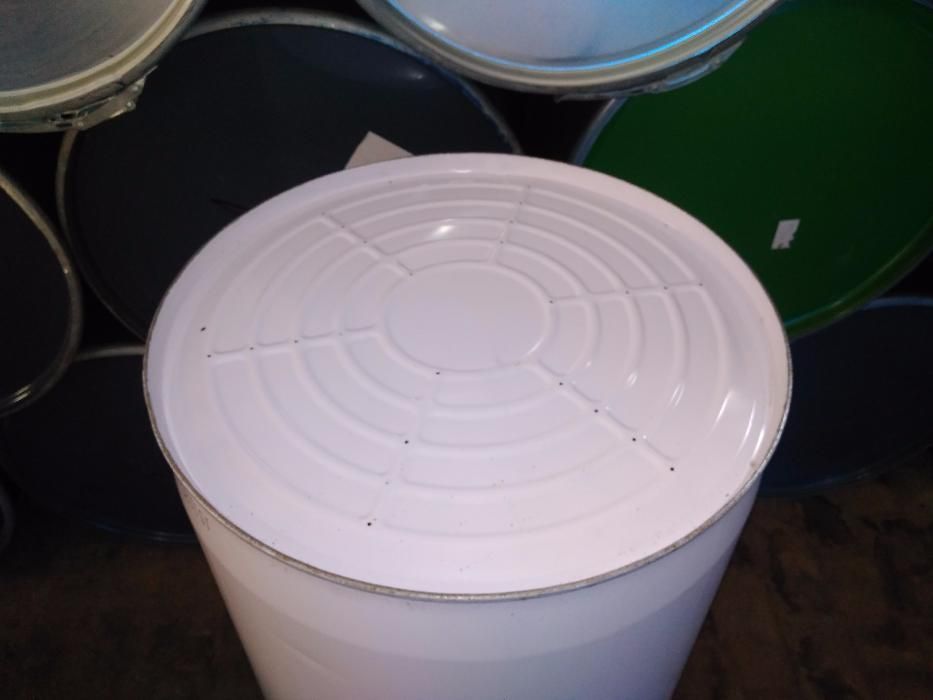 Бочка конусна 200л для меду з пакетом, з перфорацією на дні