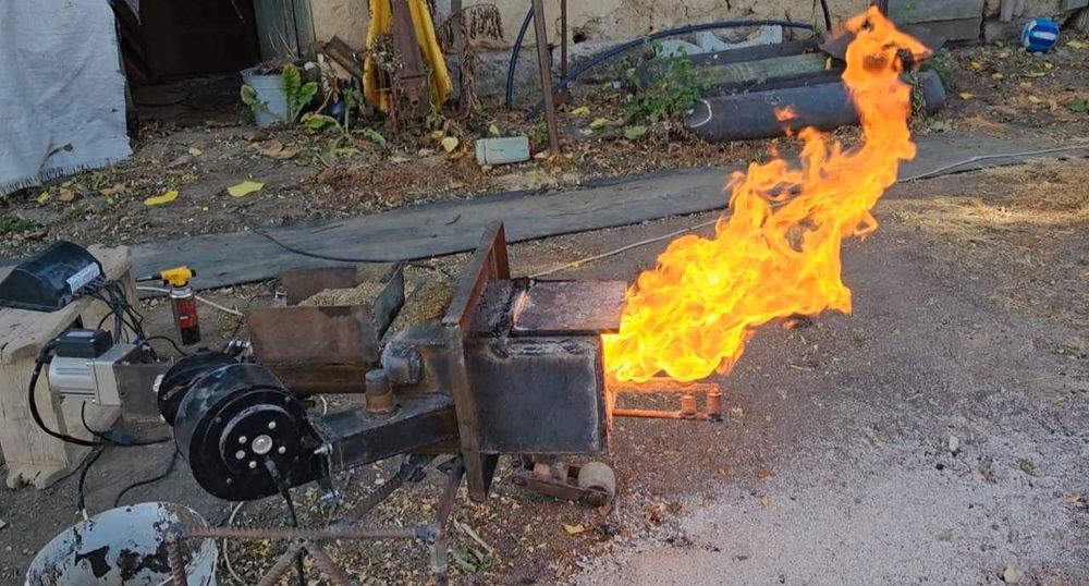 Пальник на відходах,щепі,гранулі