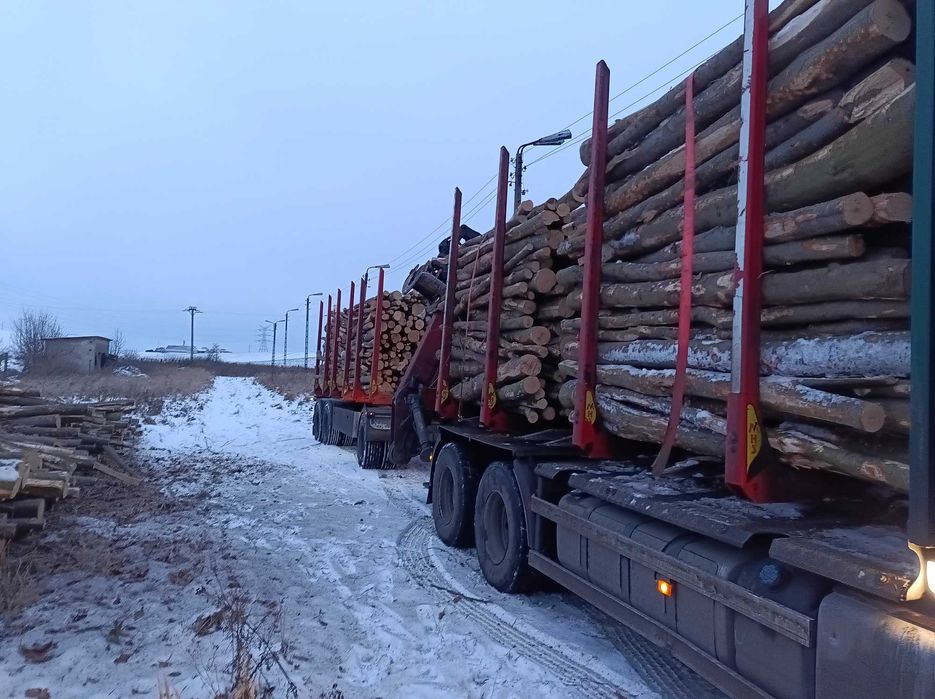 Drewno twarde wałki buk, dąb , jesion