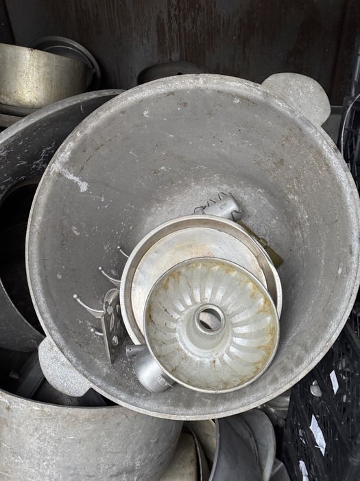 Посуда алюминиевая производства ссср казан кастрюля чан пельменница