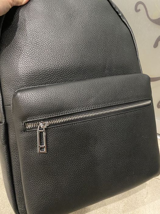 Рюкзак чоловічий шкіряний Мужской рюкзак кожаный чёрный