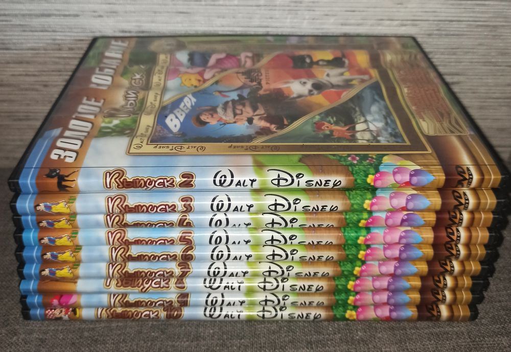 коллекция сборников мультфильмов Walt Disney на DVD