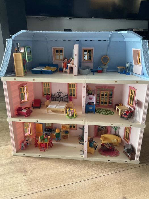 Playmobil duzy domek umeblowany