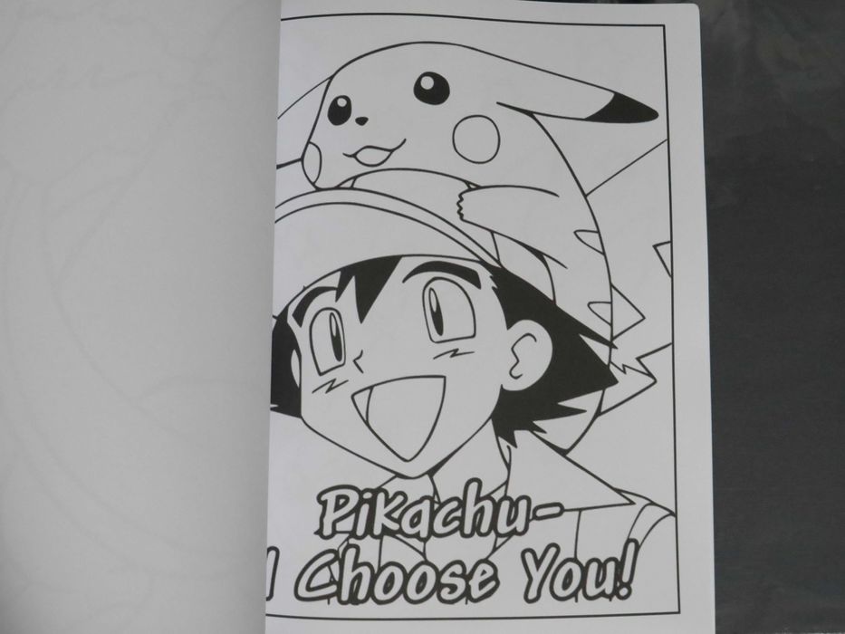 Livro Pokemon para pintar + oferta caixa lapis cera Novo e Selado