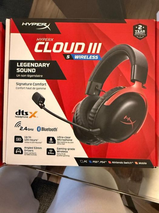 Auscultadores com fios HyperX Cloud III S