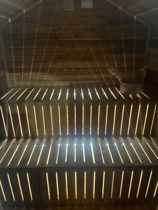 Sauna ogrodowa drewniana 6 osobowa