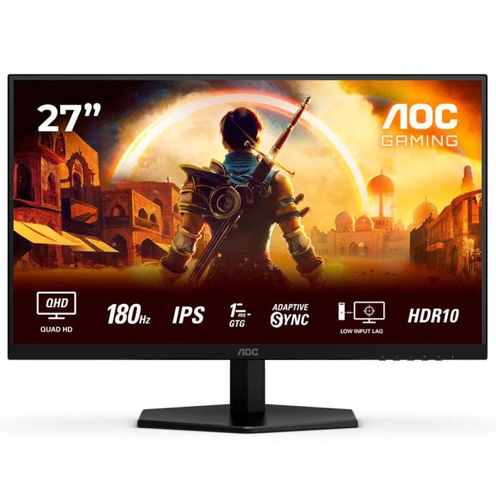 Monitor AOC Gaming Q27G42XE IPS W-LED 27" QHD 16:9 180Hz VESA Adaptive Sync / G-SYNC Compatible