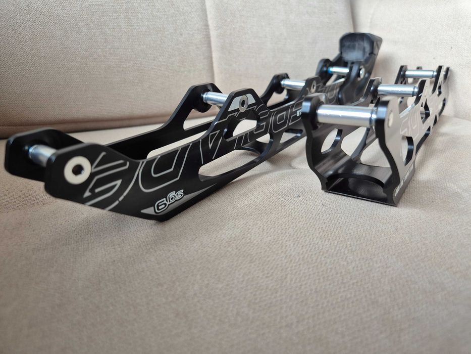 Rollerblade Tempest 12.8 195mm – szyny 3x100/1x90 + koła 84A ABEC 7