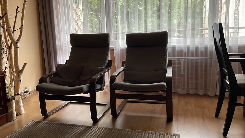 Fotele IKEA POÄNG – komplet 2 szt. (Stan Idealny, zadbane)