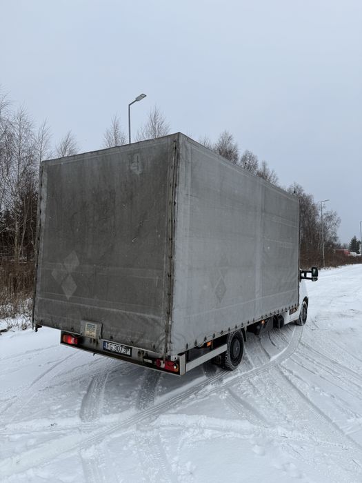 Zabudowa 12ep plandeka 4,85 x 2,45 master iveco sprinter 10 palet 12