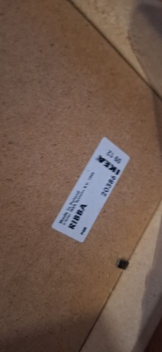3 molduras IKEA Ribba com papel verde floresta