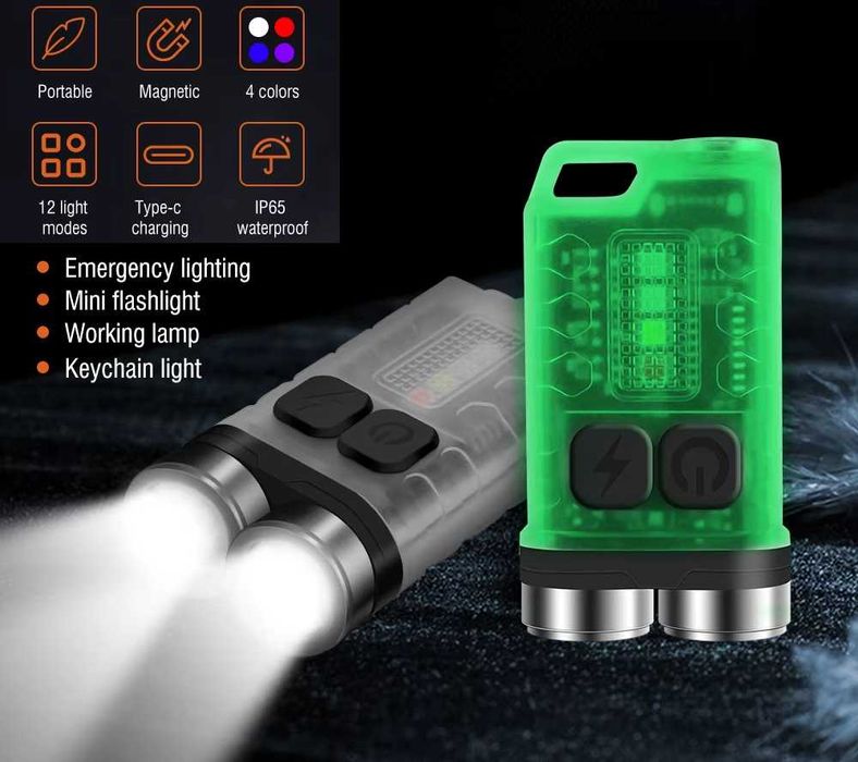 BORUiT V3 Гарантія наключний ліхтарик EDC