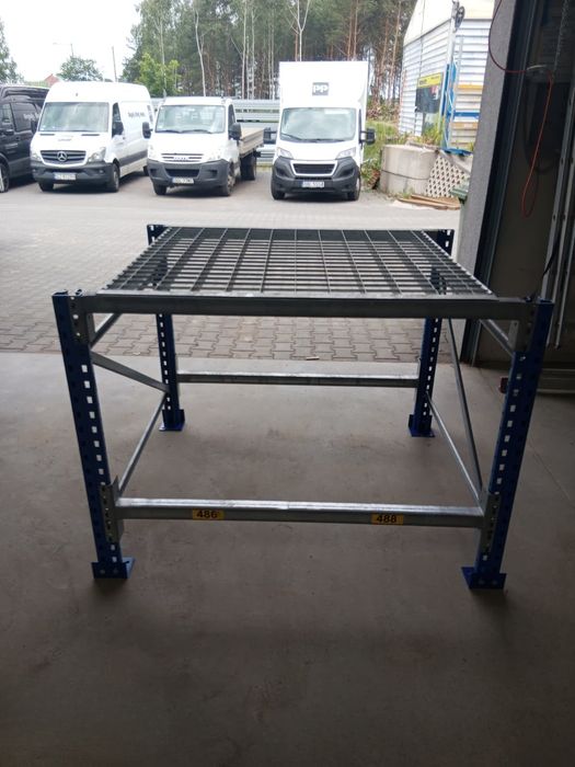 Stojak pod mauzer IBC 1000L stabilny ocynk z kratą producent