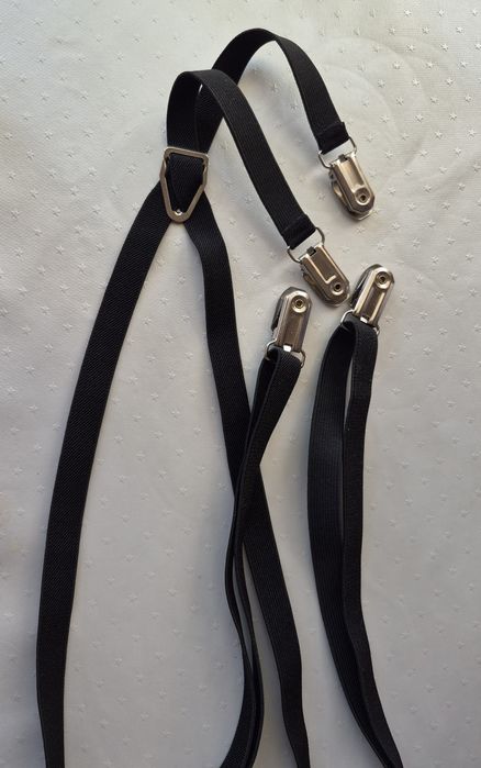 Подтяжки  универсальные чёрные