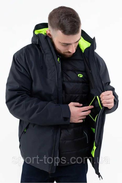 Куртка гірськолижна чоловіча AVECS 3 в 1