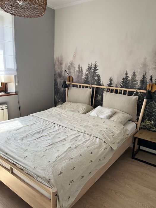 Łóżko Ikea brzoza 160x200