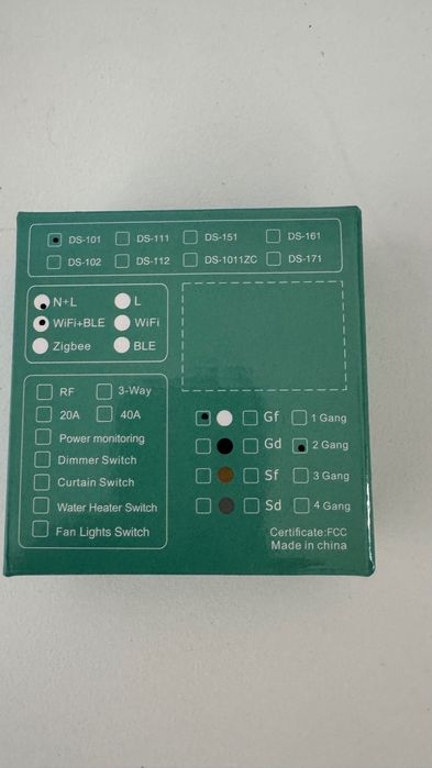 Interruptor Inteligente Wi-Fi (1 Gangs e 2 Gangs) – Alexa/Google Home