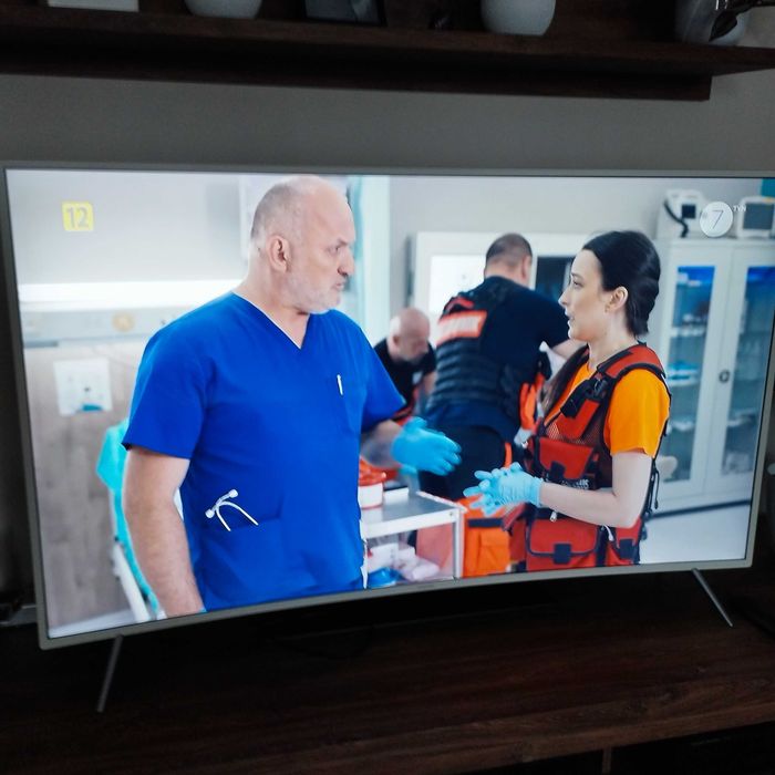Telewizor Samsung 55 cali SMART zakrzywiony biały