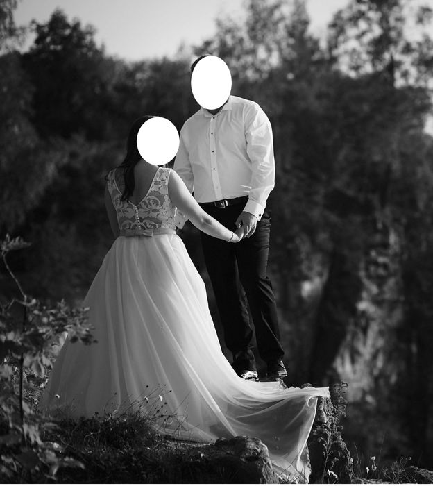 Lekka suknia ślubna