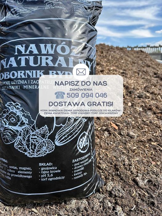 Dekoracyjna Kora Sosnowa Ziemia Torf Nawóz Dowóz Rembertów OKOLICE