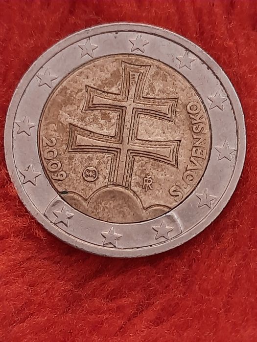 Stara moneta 2 euro 2009 r Slovenko
