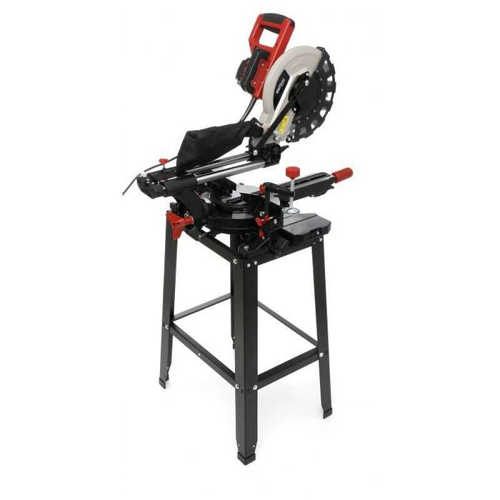Piła Ukosowa Do Drewna Posuwem Laser Ukośnica Pilarka 2200W + Stolik *