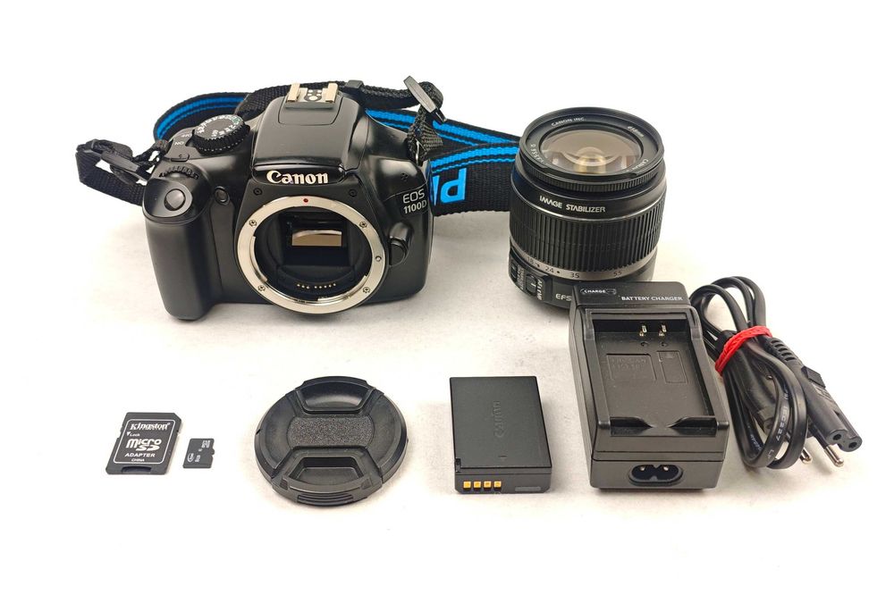 Дзеркальний фотоапарат Canon EOS 1100D KIT 18-55mm 8Gb [Пробіг затвору 21518 знімків]