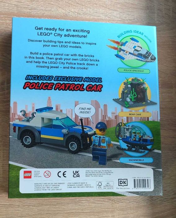 LEGO CITY — книга з набором і мініфігуркою