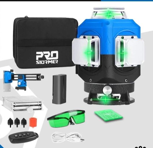 Лазерный уровень PROstormer. Лазерний рівень простормер. Нивелір