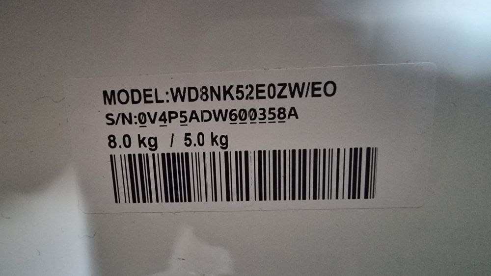 Pralkosuszarka Samsung