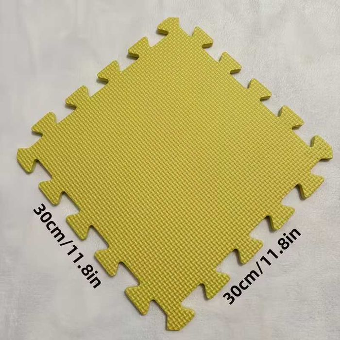 Conjunto 80 unidades tapetes Padrão Cruzado de espuma EVA 30x30 novos