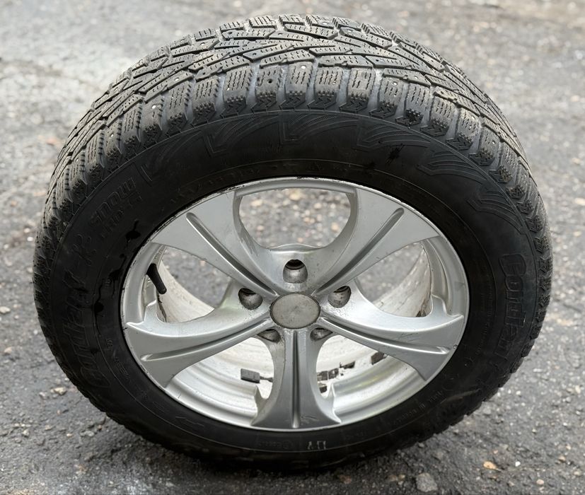 Титаны R15 на зимней резине