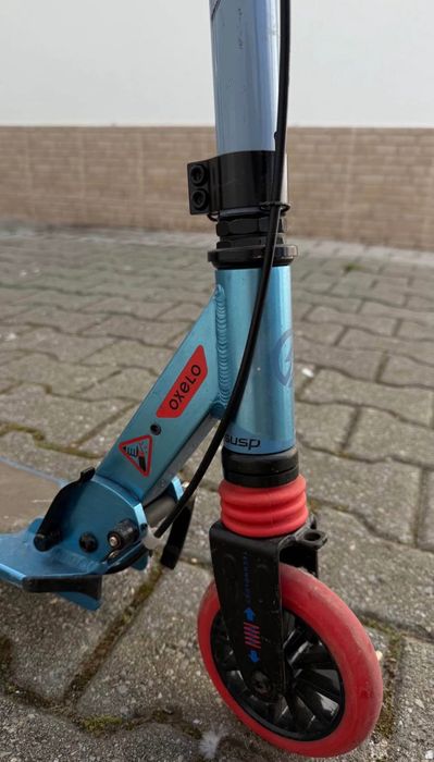 Trotinete com Travão no Guiador e Suspensão Criança MID 5 Grafismo Azul