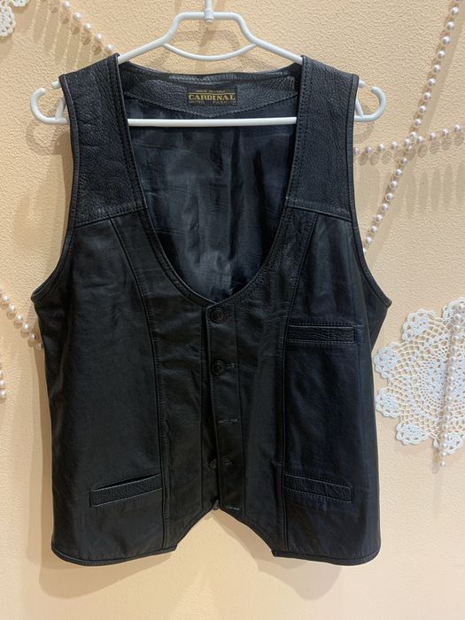 Жилет (унісекс) натур шкіра, розмір М