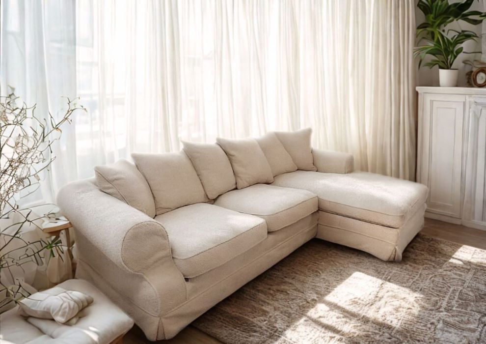 Narożnik Leeds idealny do leniuchowania