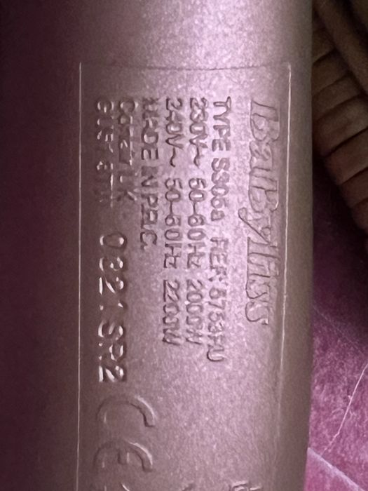 Фен Babyliss Англия новый