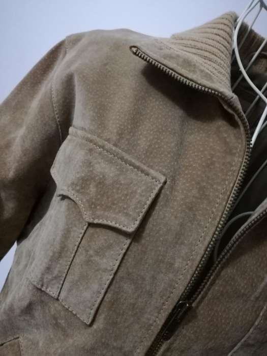 Casaco 100% pele camel