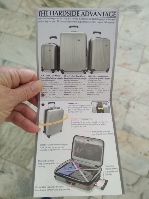 Mala de viagem/troll com 77x59x30 cm