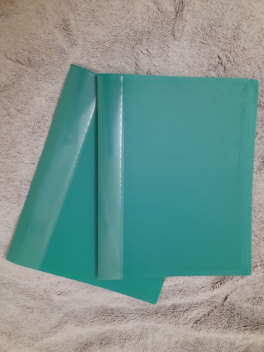 Пластикова папка - швидкозшивач формату  А4 + кишенька. 4 штуки.