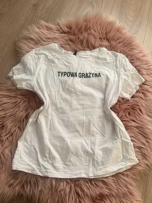 Bluzka z napisem "typowa grażyna" śmieszne zabawne bawełna