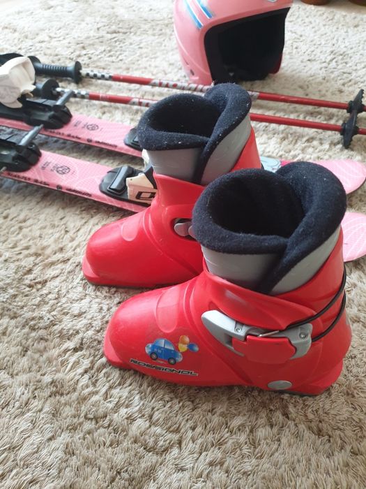 Narty 70cm + buty 18.5