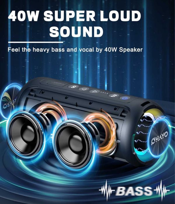 Bluetooth-колонка Ortizan X8 Pro 40 Вт Стерео TWS. Нова запаяна.