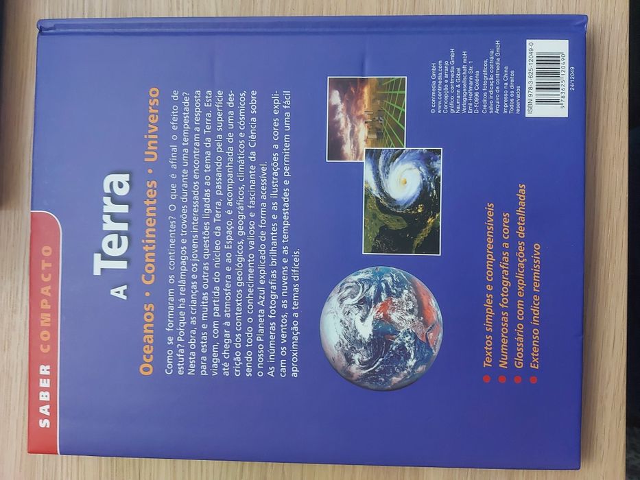 Livro "A Terra - Oceanos, Continentes, Universo"