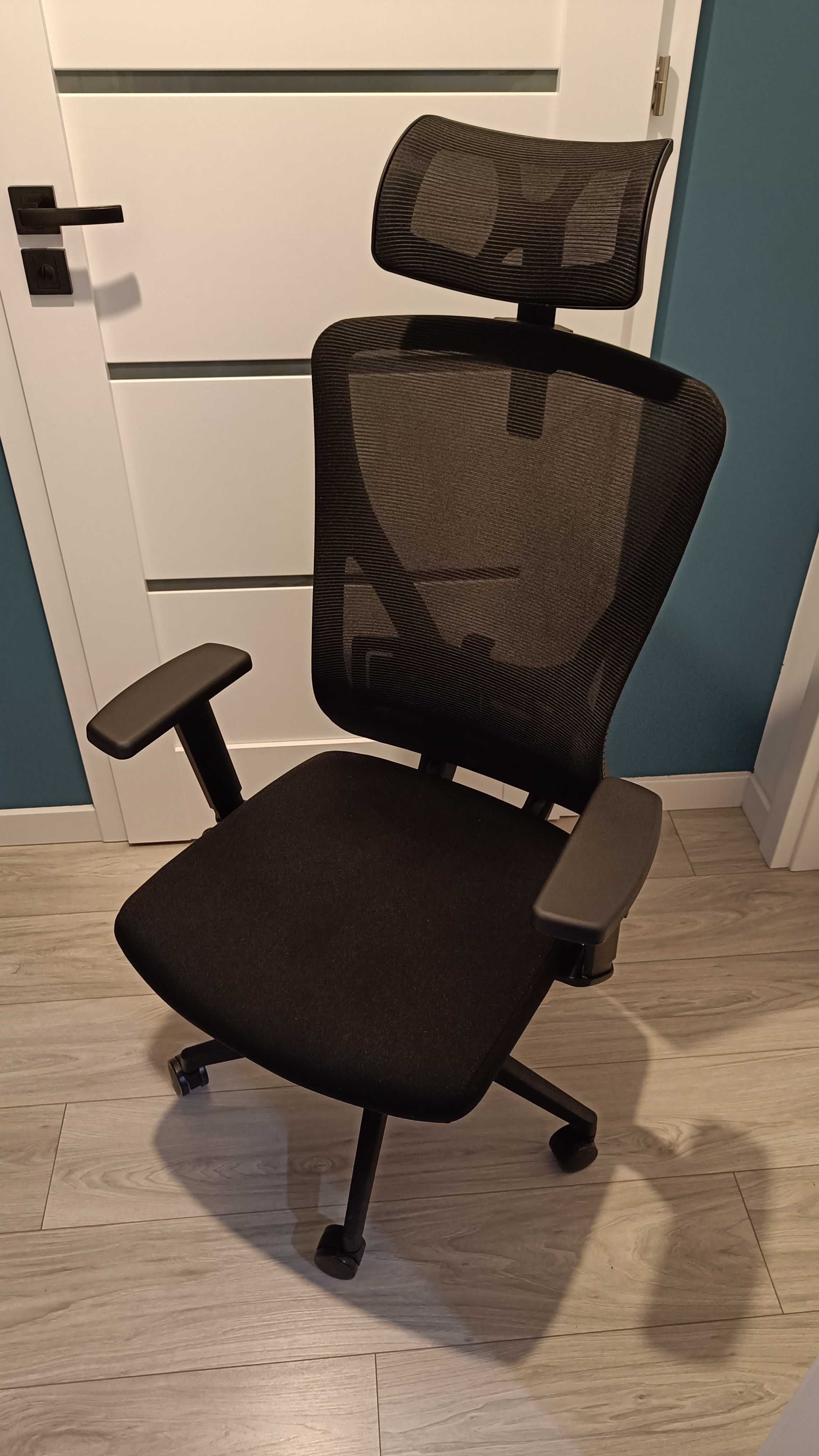 Durrafy ergonomiczne krzesło biurowe, regulowany fotel biurowy