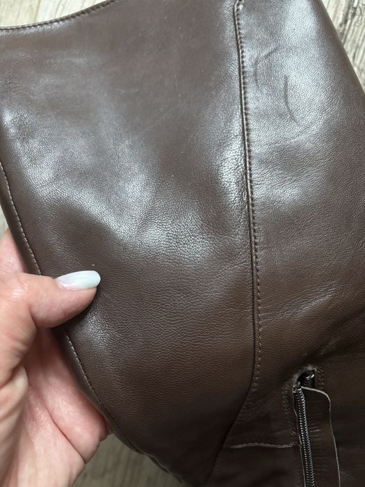 Чоботи жіночі шкіряні