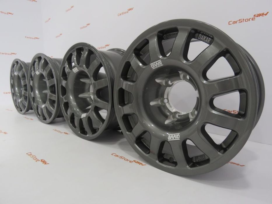 Jantes Braid Dakar Antracite 16 x 7 6x139.7 + 6x114.3 + 5x127 + 5x114.