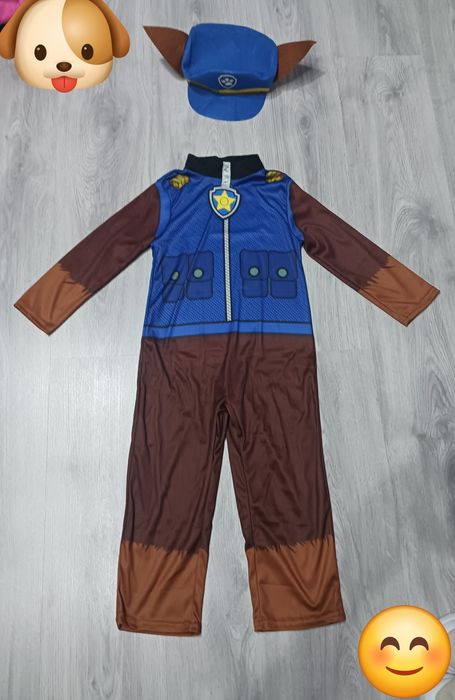 Strój karnawałowy Psi Patrol przebranie Chase w rozm. 98/104